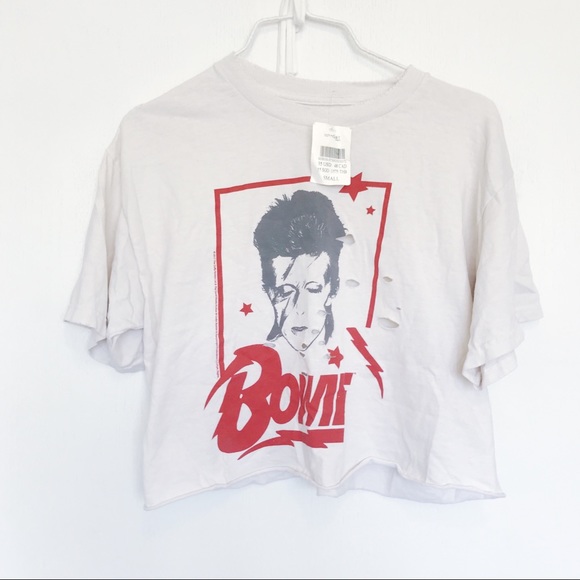 Brandy Melville Tops - Brandy Melville David Bowie distressed Aleena top